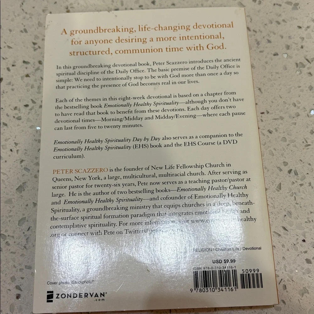 Emotionally Healthy Spirituality Day by Day Book